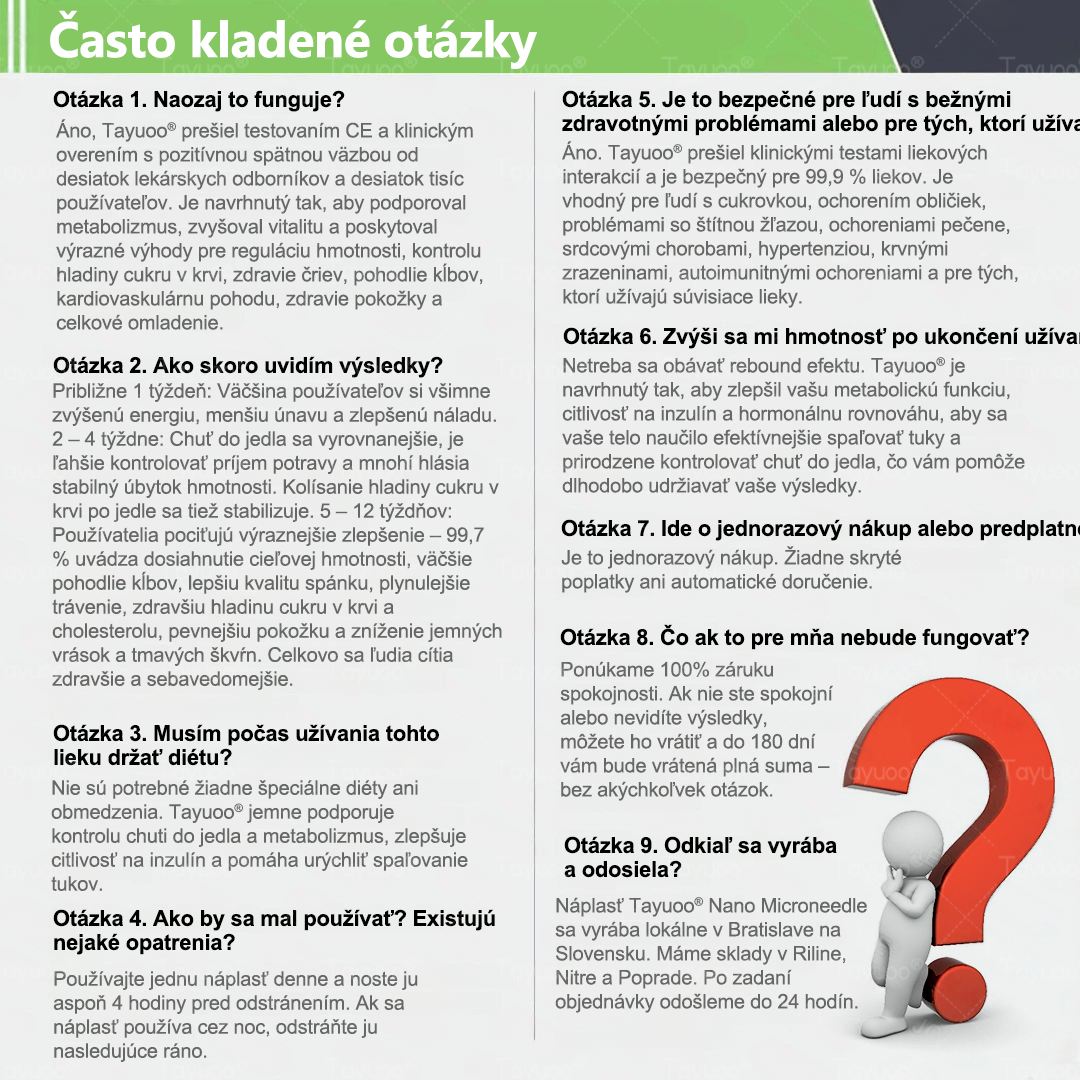 Oficiálny e-shop | 🌿🌿 𝐓𝙖𝙮𝒖𝙤𝙤® 𝑴𝒐𝒓𝒊𝒏𝒈𝒂 · 𝘽𝙚𝙧𝙗𝙚𝙧í𝙣 × 𝑵𝑨𝑫 + 𝐍𝐚𝐧𝐨 𝒎𝒊𝒌𝒓𝒐𝒊𝒉𝒍𝒊č𝒌𝒐𝒗á 𝙣á𝙥𝙡𝙖𝙨ť 𝙣𝙖  𝒑𝒐𝒅𝒑𝒐𝒓𝒖  𝐜𝐡𝐮𝐝𝐧𝐮𝐭𝐢𝐚 𝐚 𝙯𝙙𝙧𝙖𝙫𝙞𝙖 𝒕𝒓á𝒗𝒊𝒂𝒄𝒆𝒉𝒐 𝐬𝐲𝐬𝐭é𝐦𝐮🇸🇰 (Stačí raz denne — prvé viditeľné zmeny už po 7 dňoch) ✅ Komplexná podpora formovania postavy