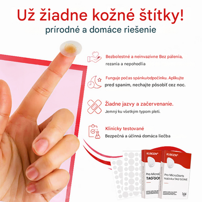 KUBOZN® Nano-mikroihličkové náplasti na odstraňovanie kožných bradavíc✨